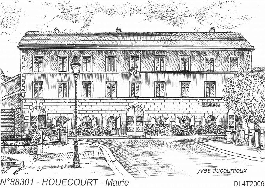 N 88301 - HOUECOURT - mairie