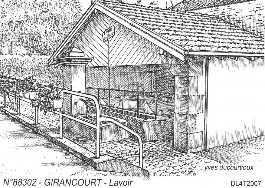 N 88302 - GIRANCOURT - lavoir