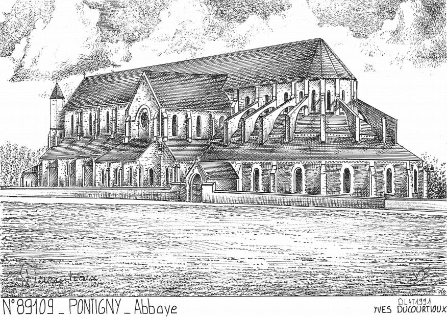 N 89109 - PONTIGNY - abbaye