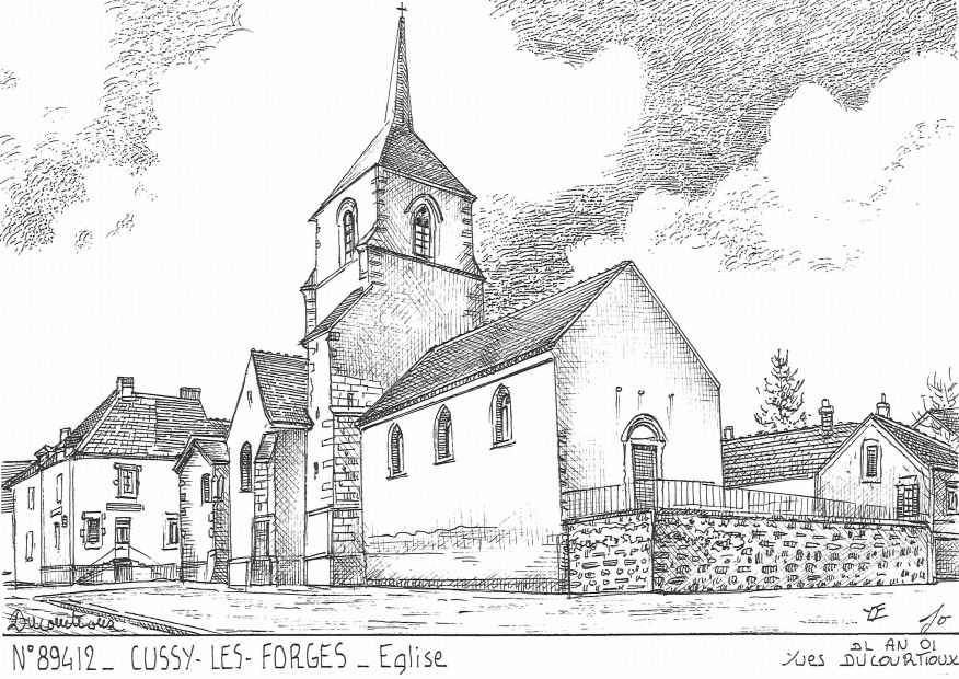 N 89412 - CUSSY LES FORGES - �glise