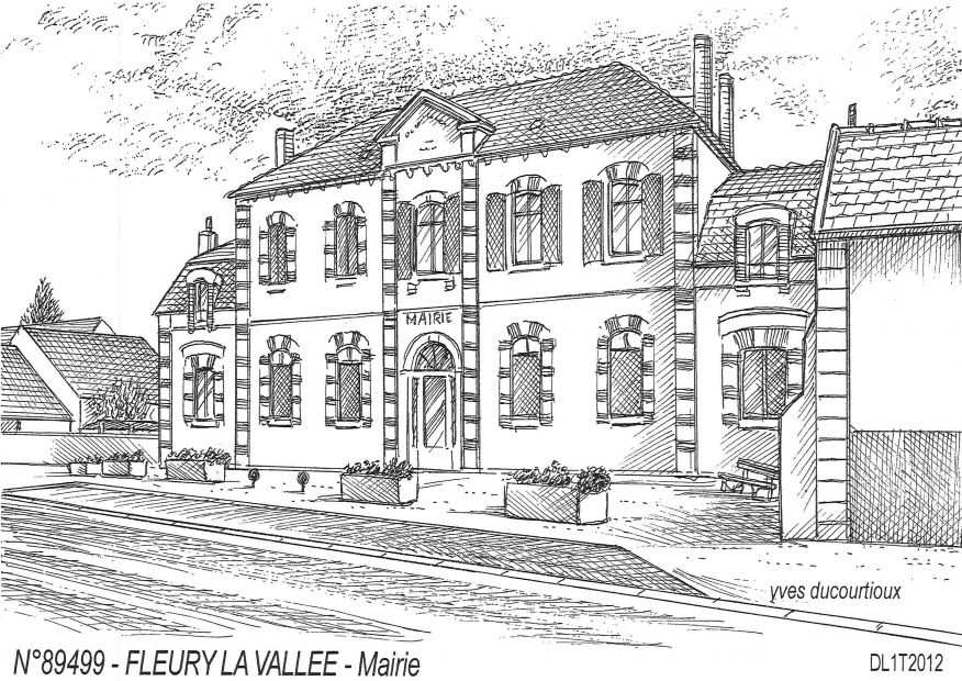 N 89499 - FLEURY LA VALLEE - mairie