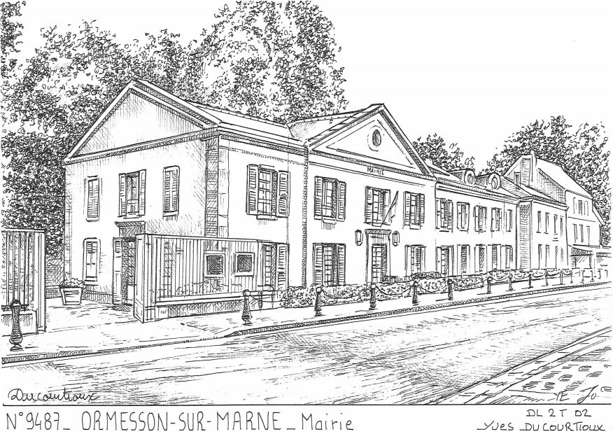 N 94087 - ORMESSON SUR MARNE - mairie