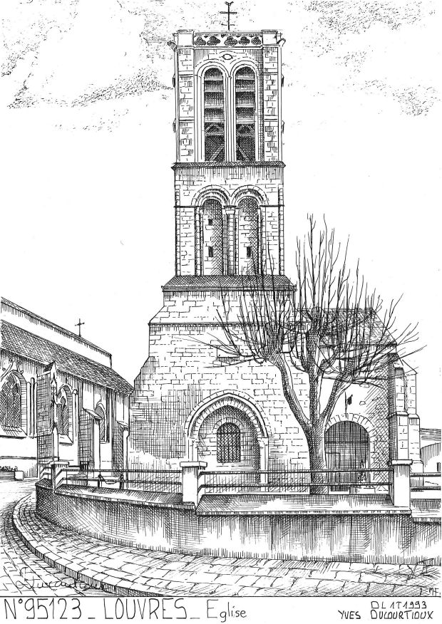 N 95123 - LOUVRES - �glise