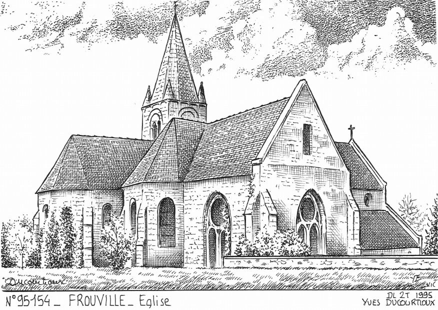 N 95154 - FROUVILLE - �glise