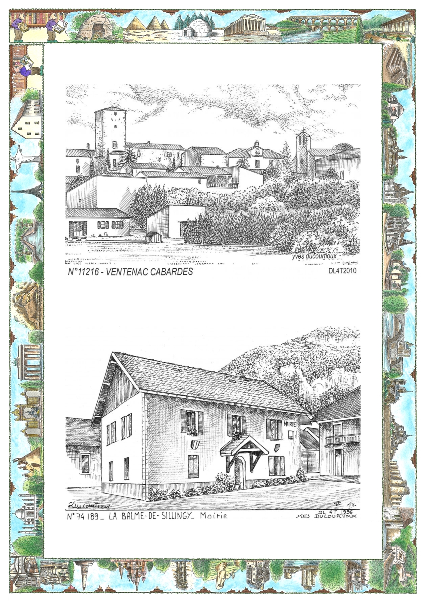 MONOCARTE N 11216-74189 - VENTENAC CABARDES - vue / LA BALME DE SILLINGY - mairie