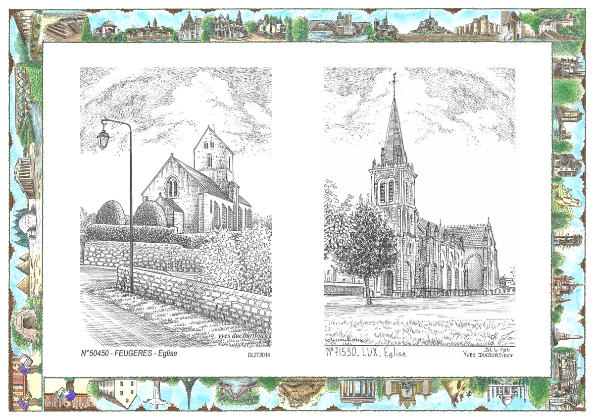 MONOCARTE N 50450-71530 - FEUGERES - �glise / LUX - �glise