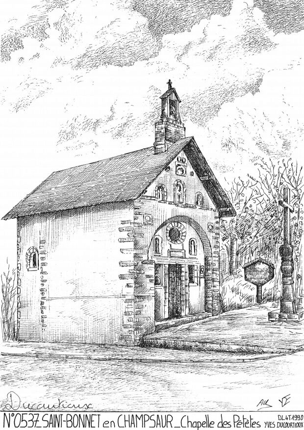 N 05037 - ST BONNET EN CHAMPSAUR - chapelle des pttes