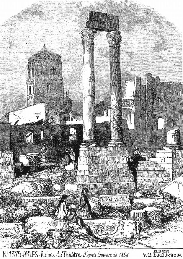 N 13075 - ARLES - ruines du thtre