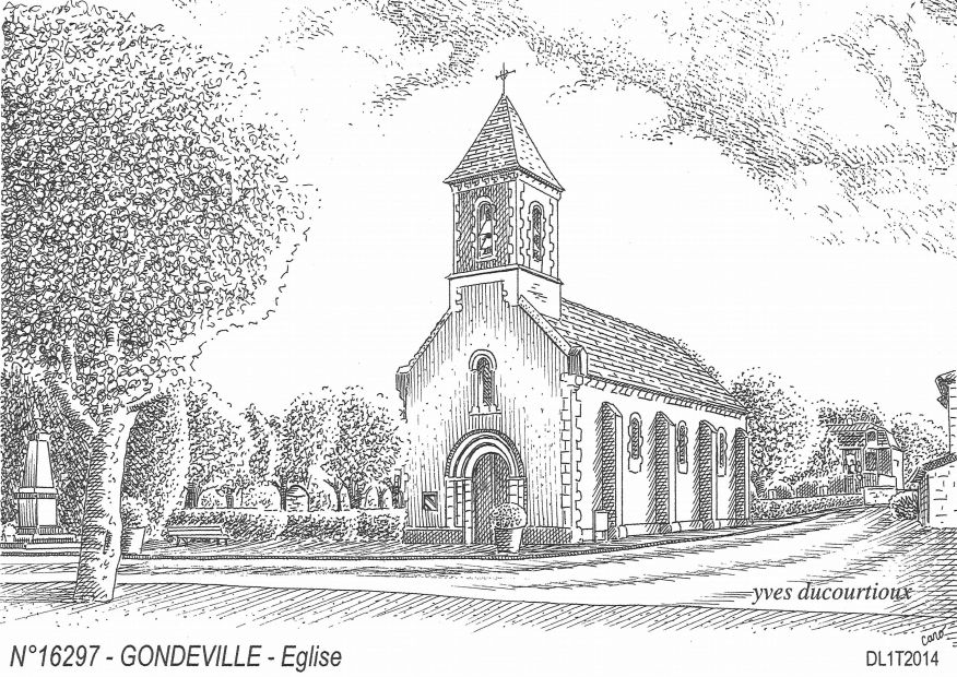 N 16297 - GONDEVILLE - église
