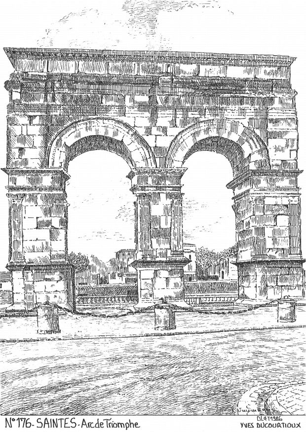N 17006 - SAINTES - arc de triomphe