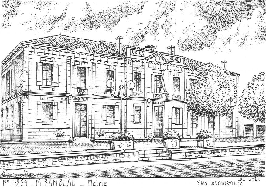 N 17269 - MIRAMBEAU - mairie
