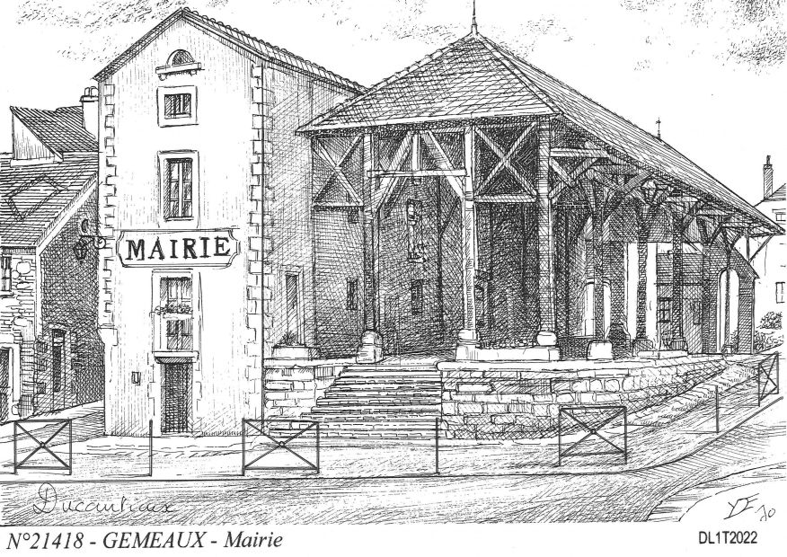 N 21418 - GEMEAUX - mairie