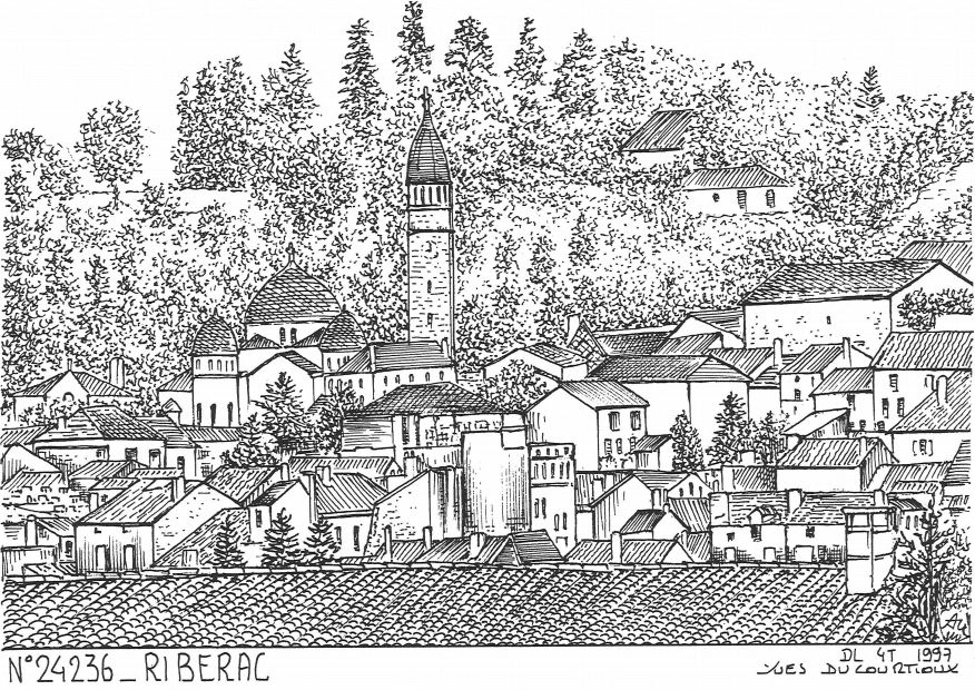 N 24236 - RIBERAC - vue