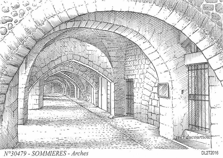 N 30479 - SOMMIERES - arches