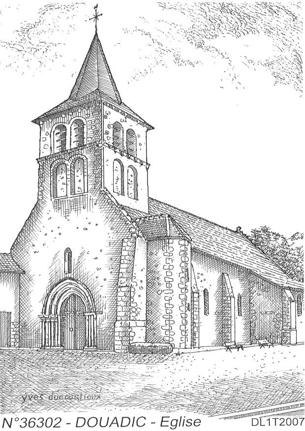 N 36302 - DOUADIC - église