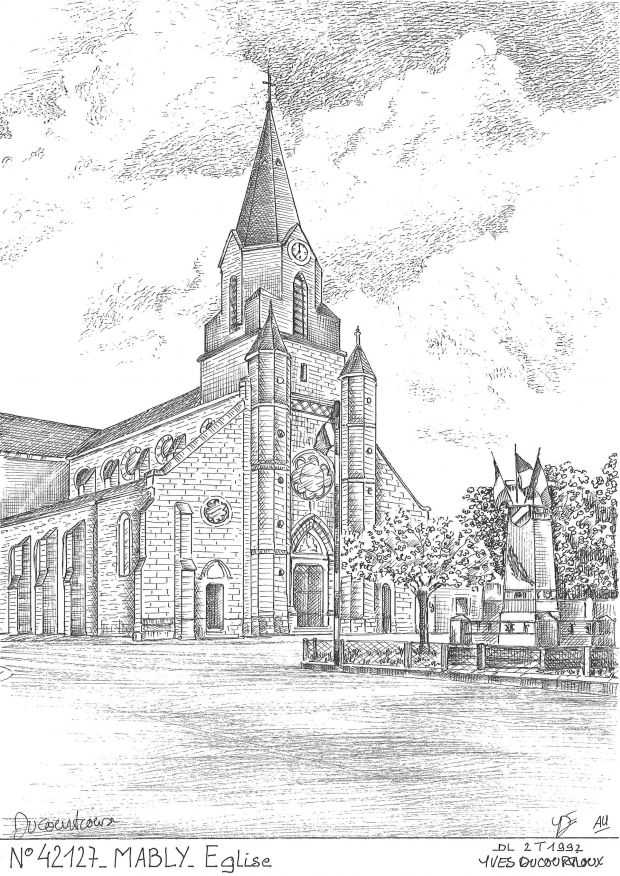 N 42127 - MABLY - glise