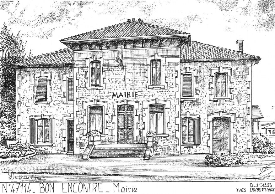 N 47114 - BON ENCONTRE - mairie