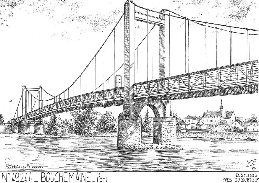 N 49244 - BOUCHEMAINE - pont