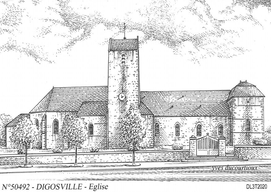 N 50492 - DIGOSVILLE - église