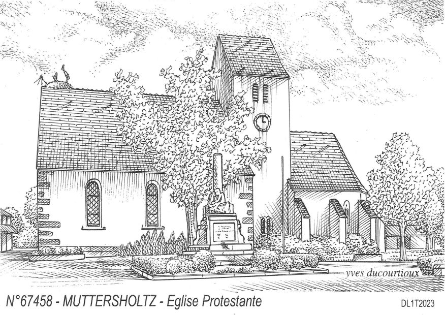 N 67458 - MUTTERSHOLTZ - glise protestante