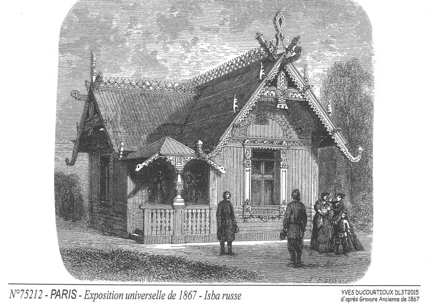 N 75212 - PARIS - expo 1867 isba russe