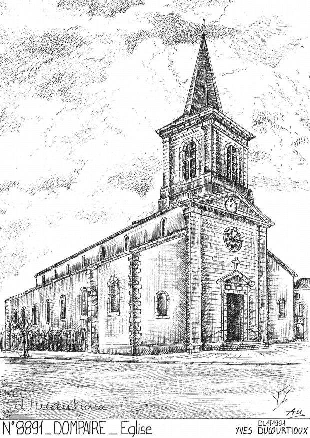 N 88091 - DOMPAIRE - église