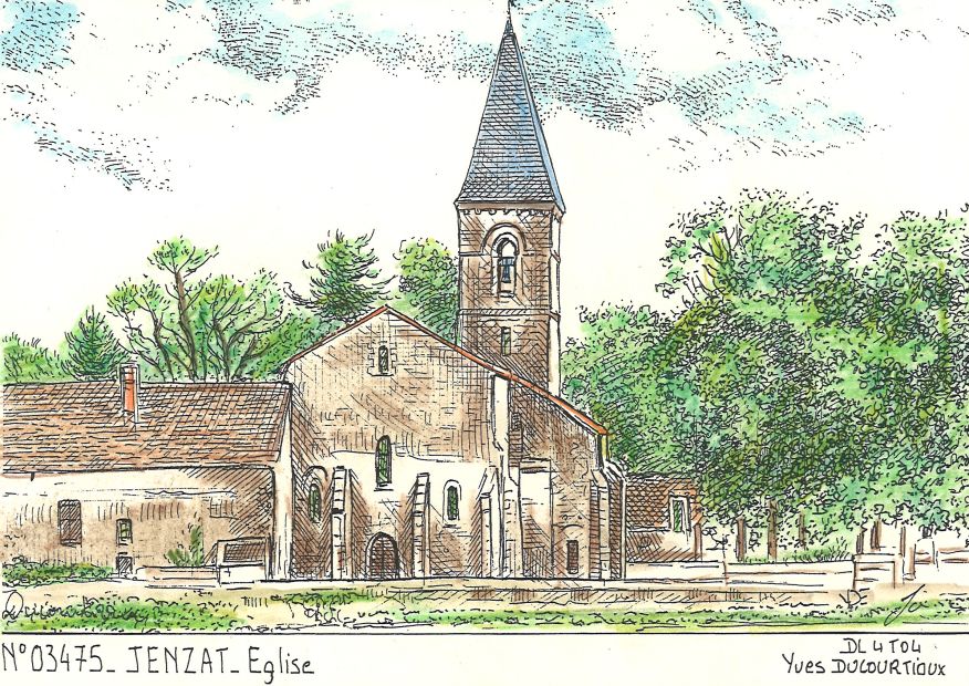 N 03475 - JENZAT - glise