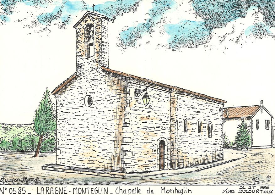 N 05085 - LARAGNE MONTEGLIN - chapelle de monteglin