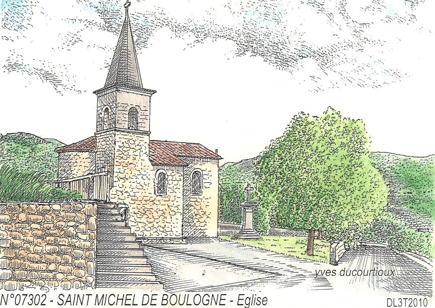 N 07302 - ST MICHEL DE BOULOGNE - glise