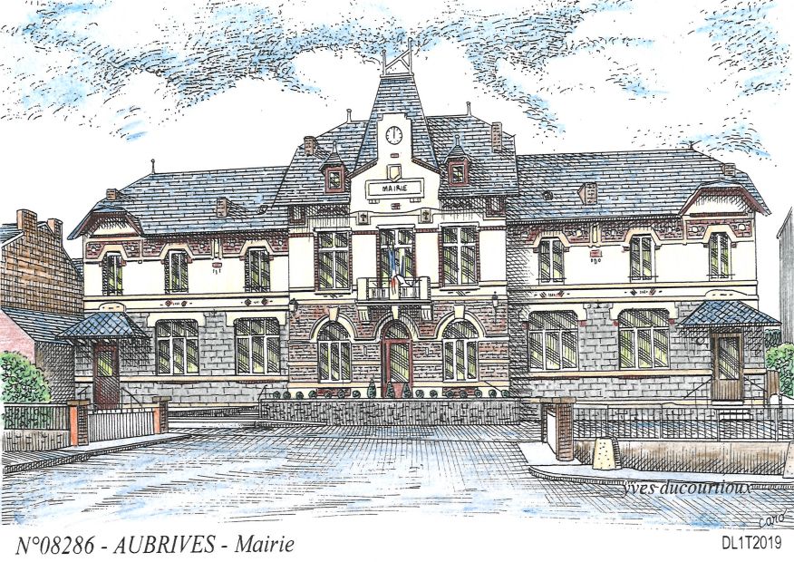 N 08286 - AUBRIVES - mairie