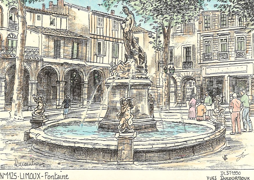 N 11025 - LIMOUX - fontaine