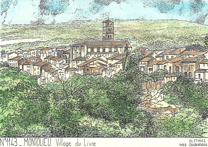 N 11043 - MONTOLIEU - village du livre