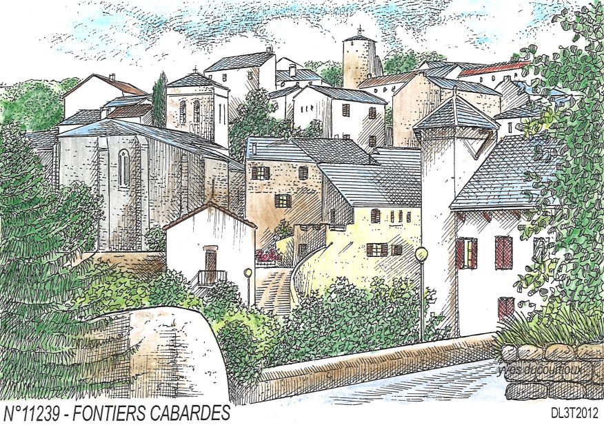 N 11239 - FONTIERS CABARDES - vue