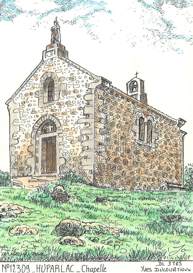 N 12309 - HUPARLAC - chapelle