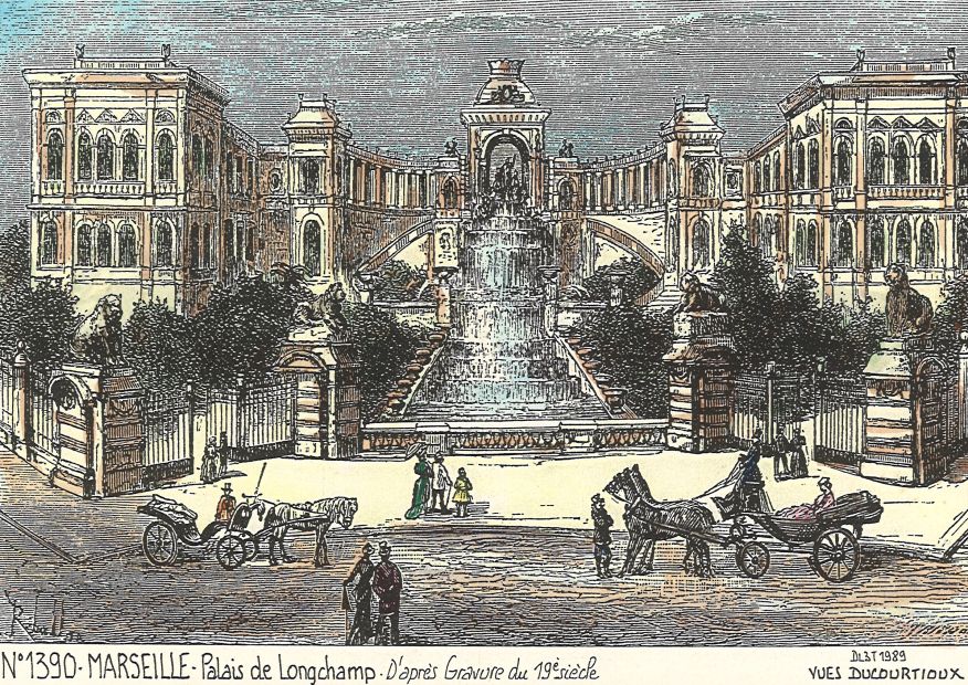 N 13090 - MARSEILLE - palais de longchamp