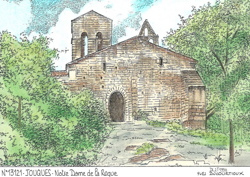 N 13121 - JOUQUES - notre dame de la roque