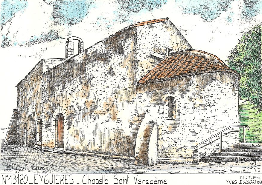 N 13180 - EYGUIERES - chapelle st veredme