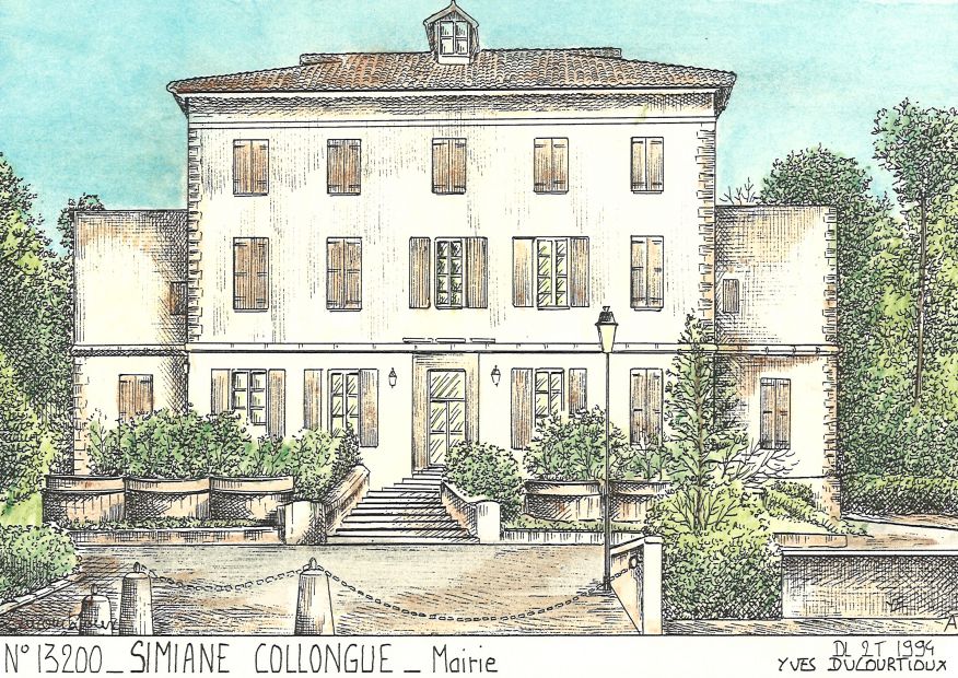 N 13200 - SIMIANE COLLONGUE - mairie