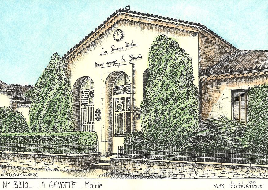 N 13210 - LA GAVOTTE - mairie