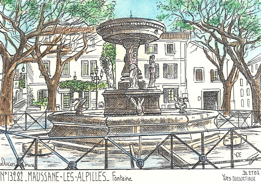N 13282 - MAUSSANE LES ALPILLES - fontaine