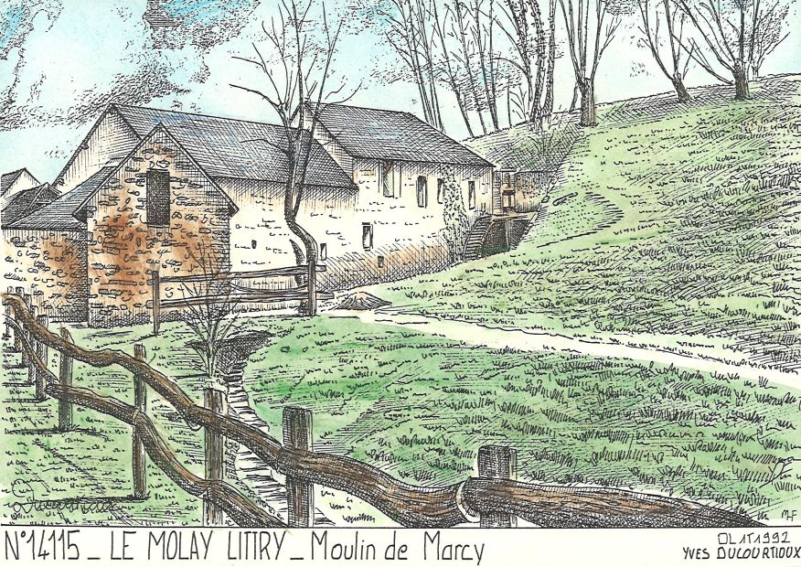 N 14115 - LE MOLAY LITTRY - moulin de marcy