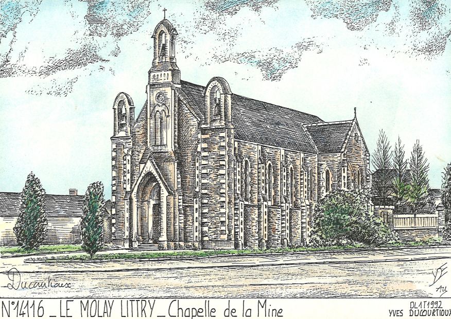 N 14116 - LE MOLAY LITTRY - chapelle de la mine