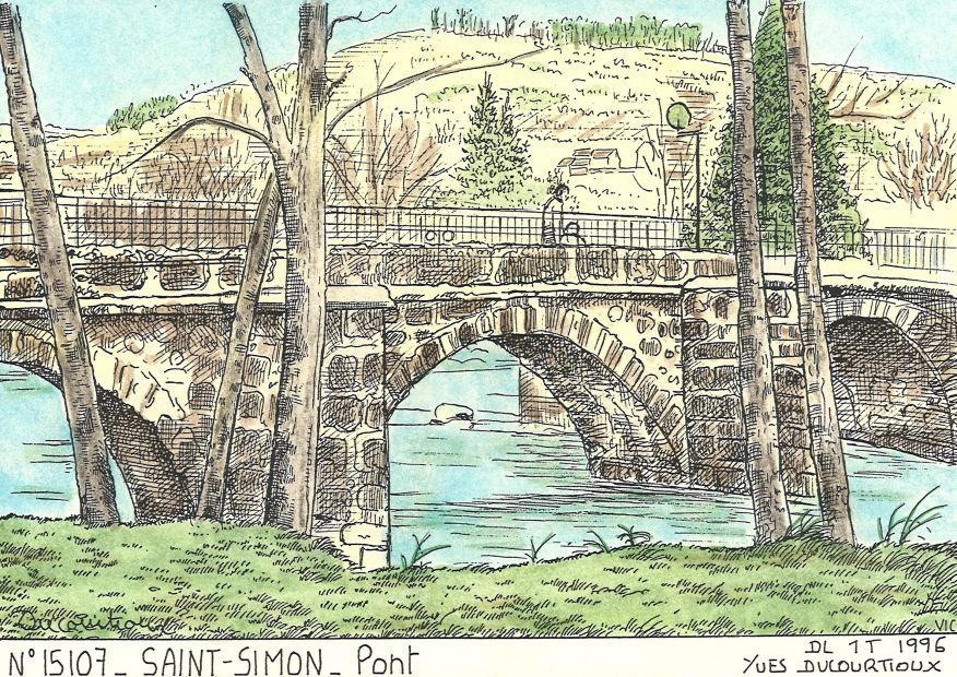 N 15107 - ST SIMON - pont