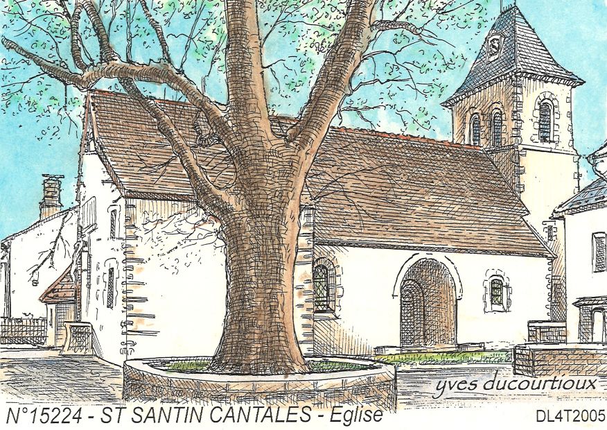 N 15224 - ST SANTIN CANTALES - glise
