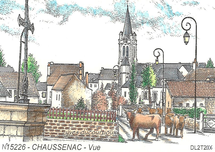 N 15226 - CHAUSSENAC - vue