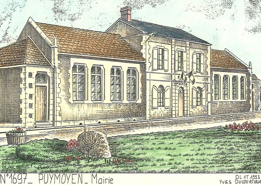 N 16097 - PUYMOYEN - mairie