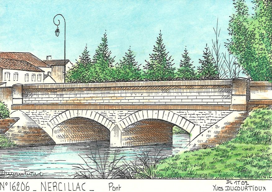 N 16206 - NERCILLAC - pont