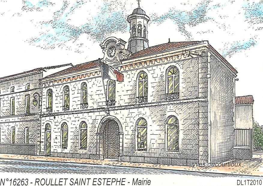 N 16263 - ROULLET ST ESTEPHE - mairie