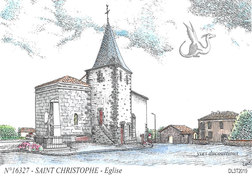 N 16327 - ST CHRISTOPHE - glise