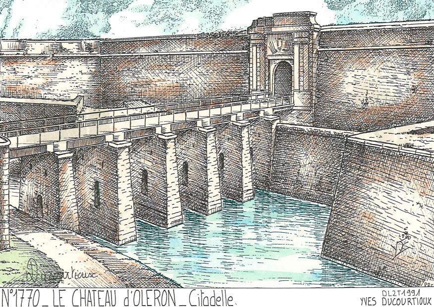 N 17070 - LE CHATEAU D OLERON - citadelle